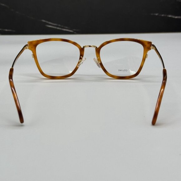 NEW CL50002U 055 CELINE EYEGLASSES WOMEN LIGHT HAVANA EYEWEAR CELINE CL 50002U - Picture 8 of 12